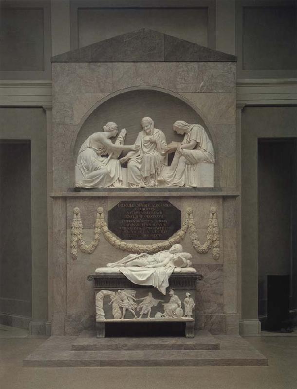 Johann Gottfried Schadow Monument to Count Alexander von der Mark Germany oil painting art